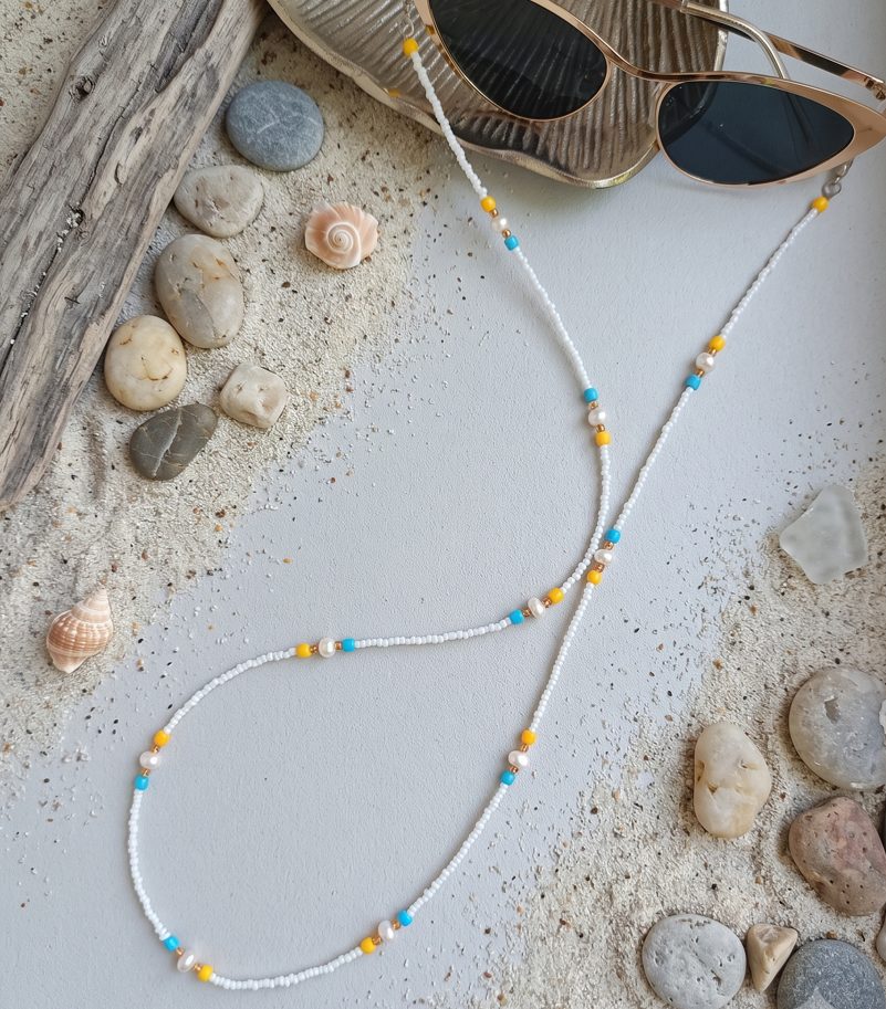 Coastal Beaded Glasses Chain
