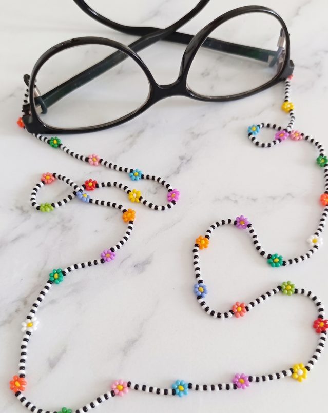 Rainbow Daisy Glasses Chain