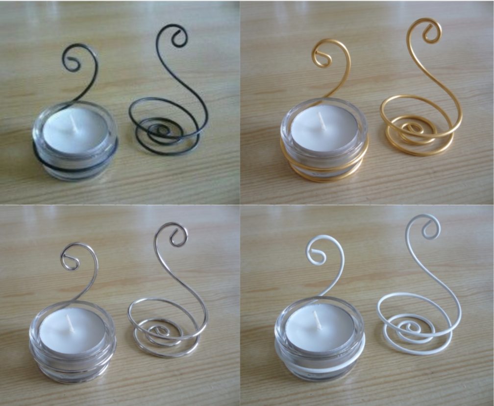 Spiral Wire Tealight Holder